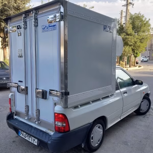 یخچال وانت پراید چهارچوب دوردرب استیل