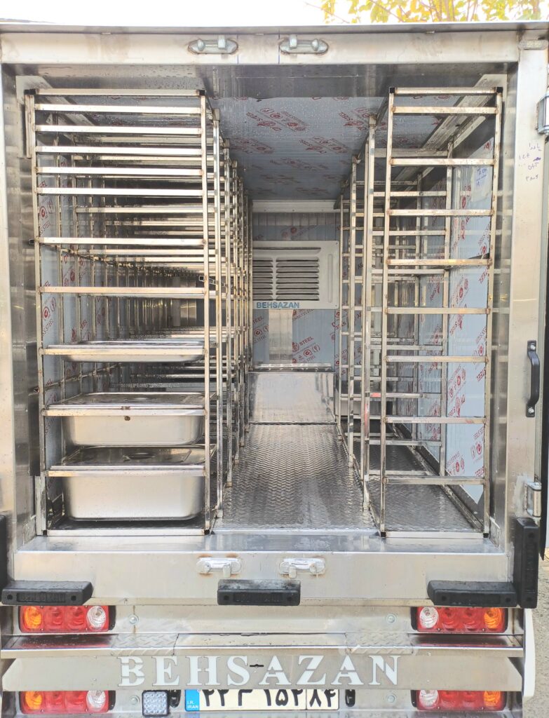 قفسه بندی یخچال نیسان حمل غذا